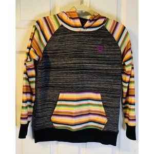 Hooey Youth Catalina Black Space Dye Hoodie Size XL 14 Kids Western Wear